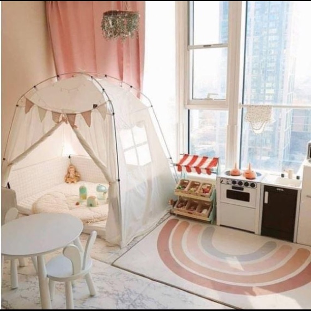 Nordic kids area rug